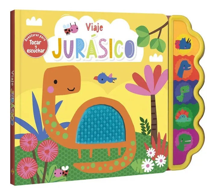 Libro De Sonidos Viaje Jurásico Aventuras Para Tocar Niños