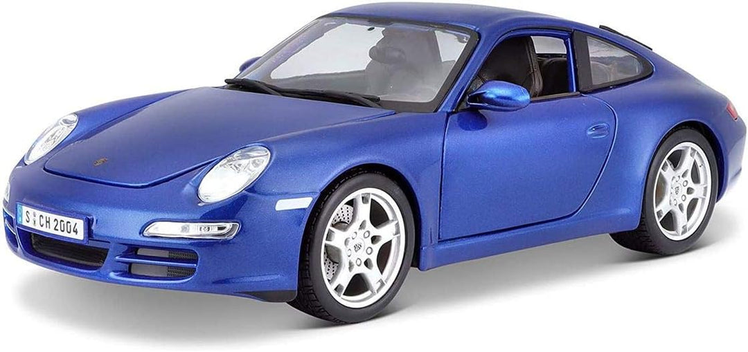 Carro Coleccionable 1/36 Porshe 911 Carrera 4s Azul