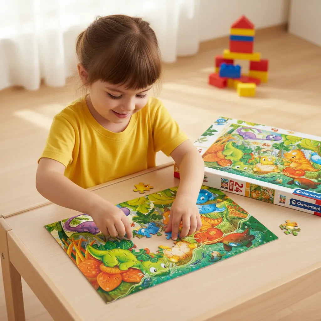 Rompecabezas 20 Piezas Dinosaurios Para Niños