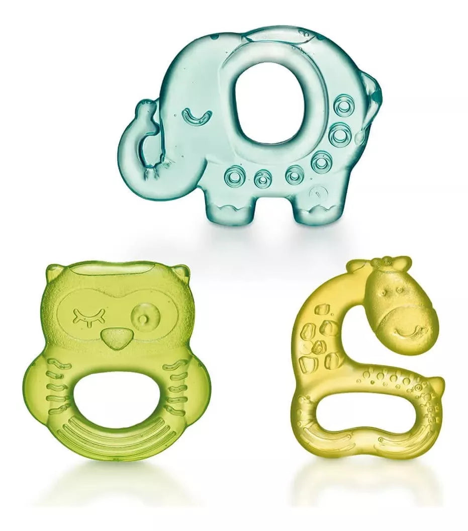 Set De Mordedores Zoo Para Bebé X 3 Niños