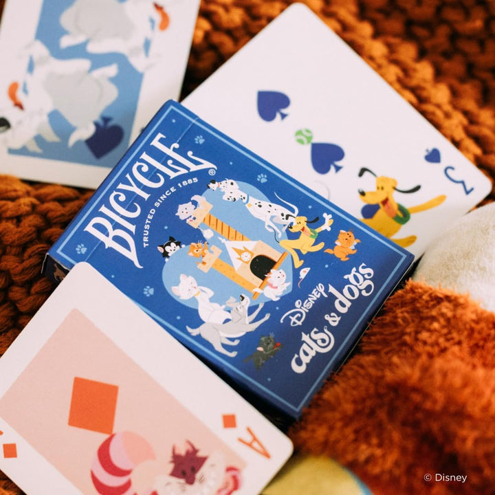 Cartas Bycycle Diseño Cats And Dogs Para Niños