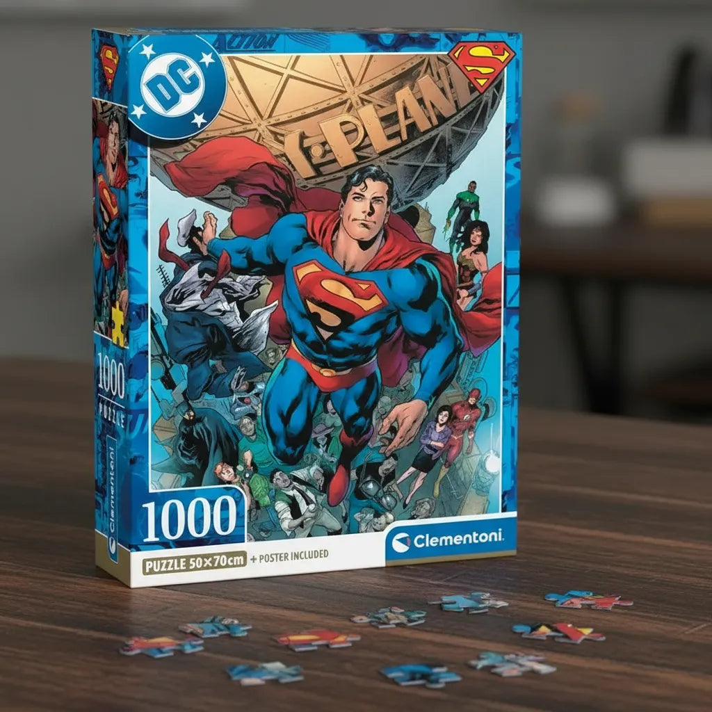Rompecabezas 1000 Piezas Clásico Superman Clementoni
