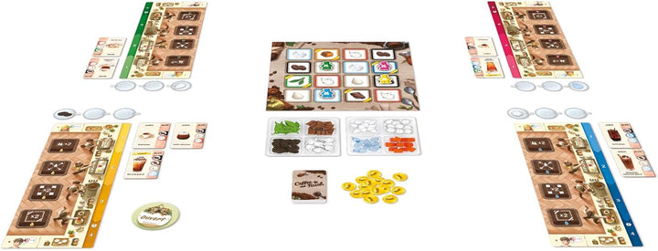 Juego De Mesa Coffee Rush Estrategia Niños