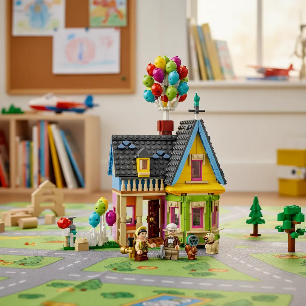 Juego De Construcción Disney Casa De Up 598 Piezas Niños