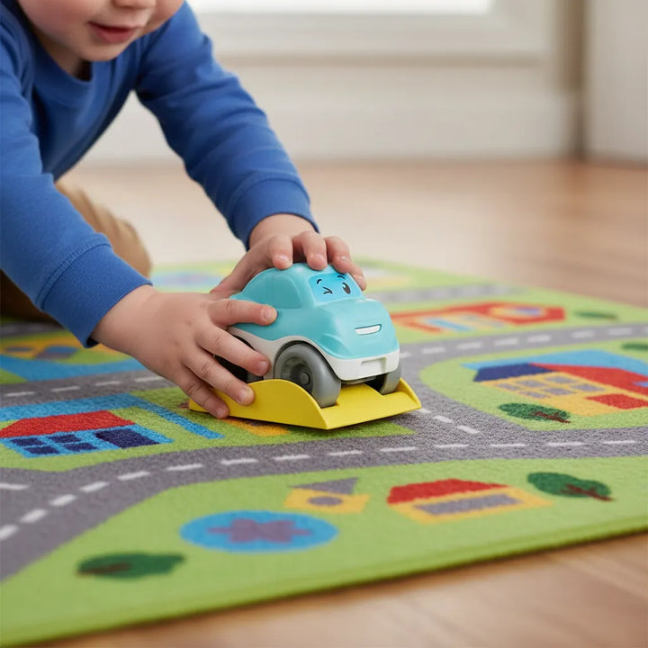 juguete carro giros locos Azul para niños