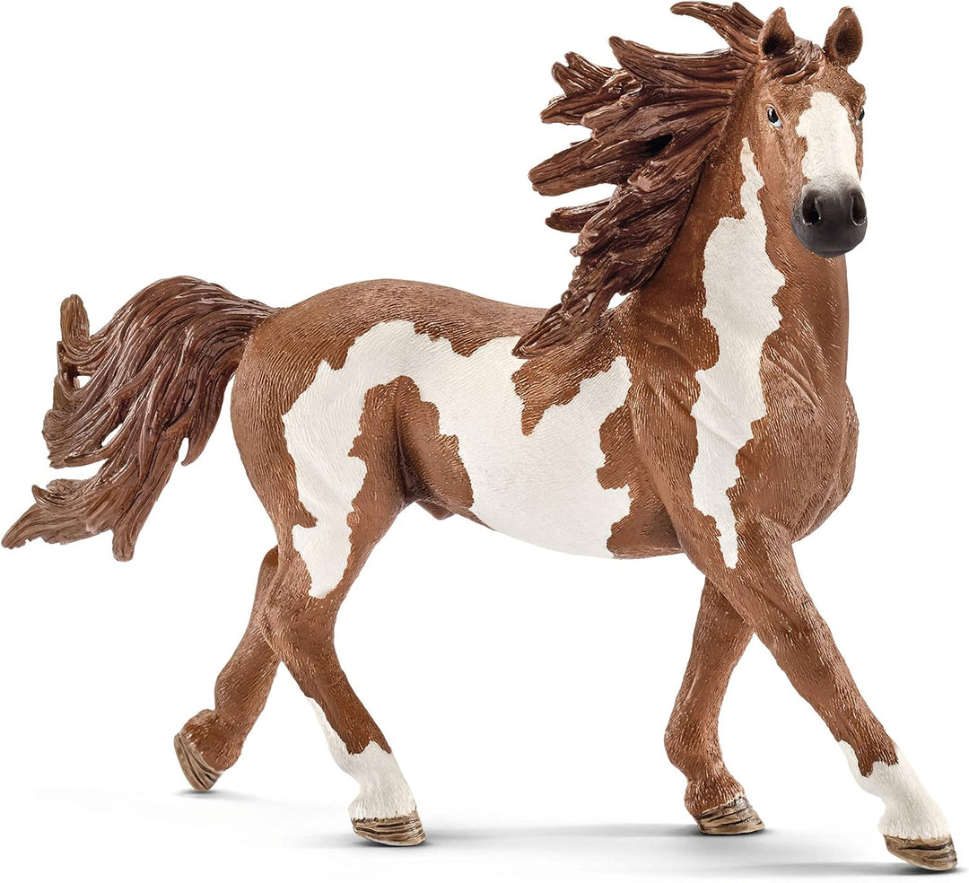 Figura Caballo Semental Pinto Pintada A Mano s