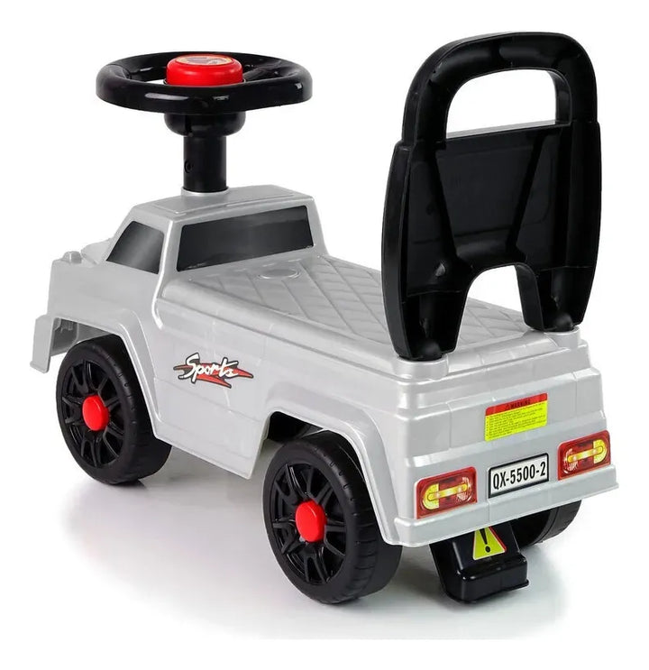 Carros Montable Con Bocina gris Para Niños