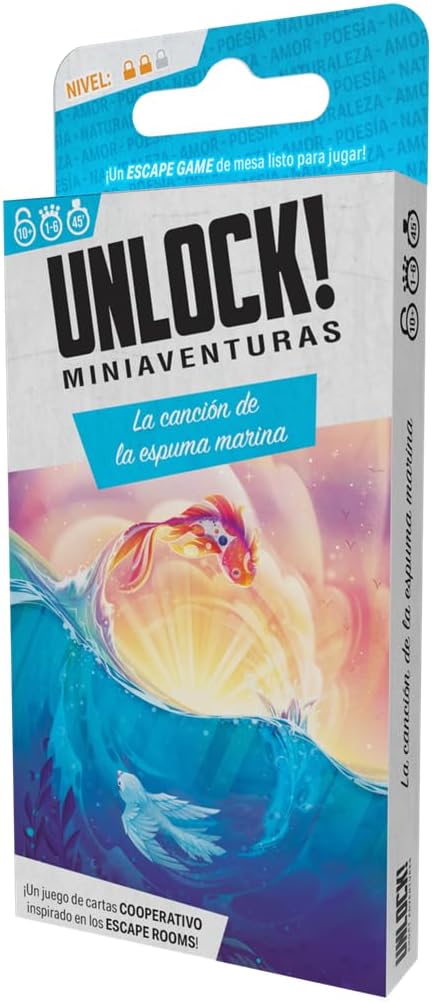 Juego De Mesa Unlock! Mini La Canción De La Espuma Marinas