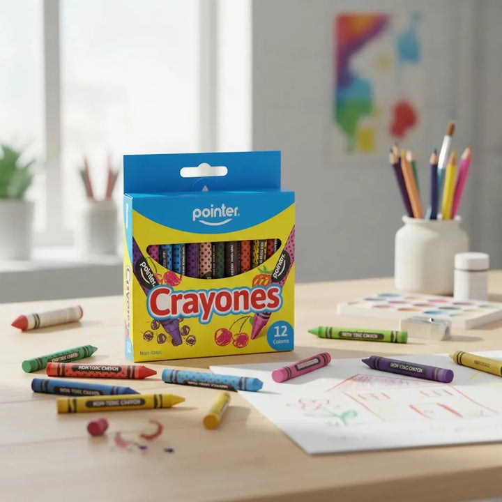 Primeras Crayolas Ninos 12 Unidades