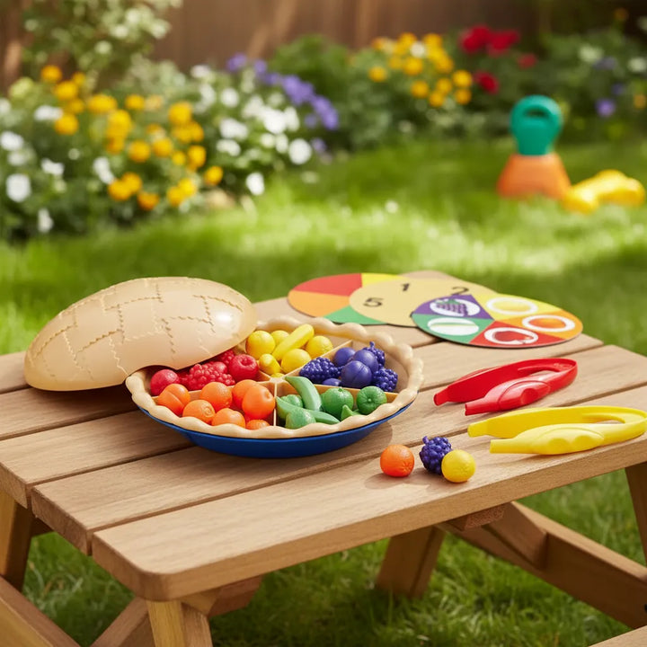 Juego didáctico de Motricidad Fina Pie De Frutas para niños