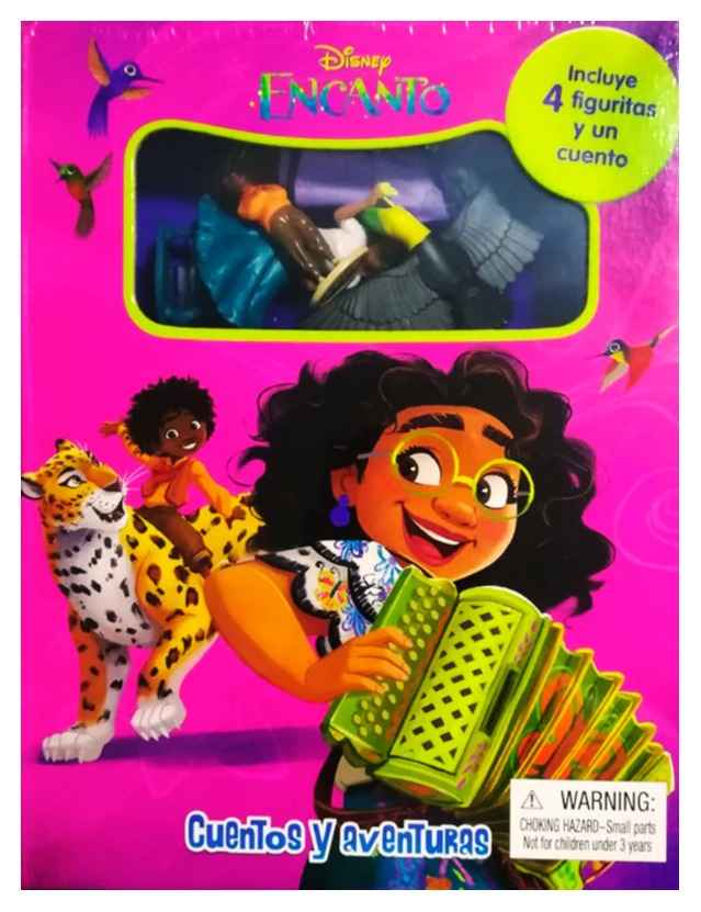 Libro Infantil  Encanto 4 Figuras Para Niños