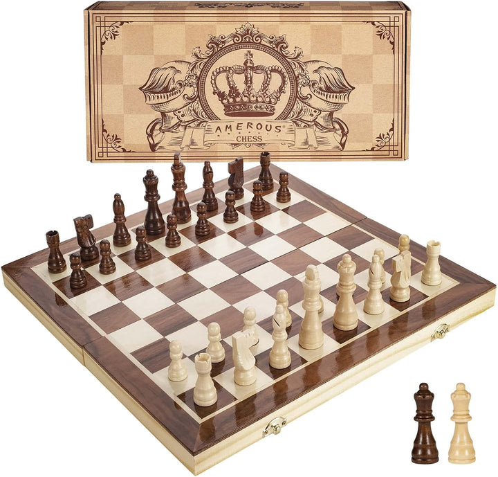 Juego De Ajedrez Magnético De Madera