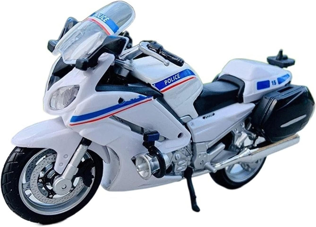 Moto A Escala De Policía Escala 1/18 Maisto