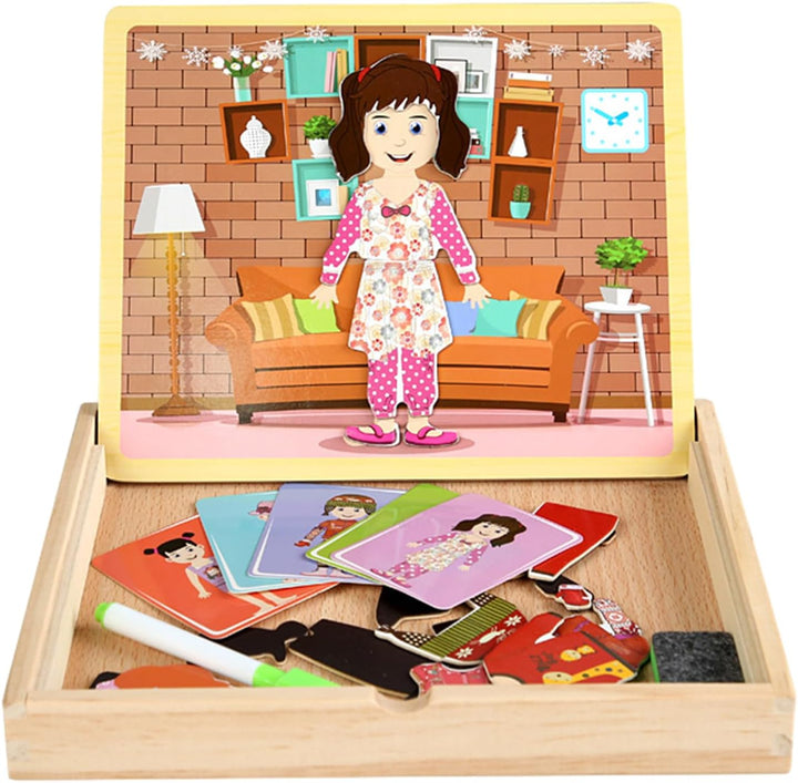 Juego Educativo Vestimenta Magnética  Niños