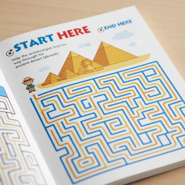 Libro Kumon My Book of Mazes Around the World para niños
