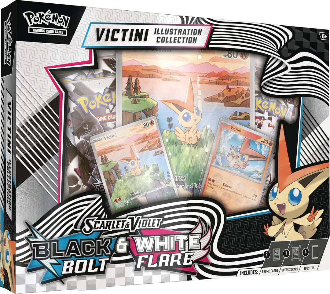 Colección De Ilustraciones Victini De Pokémon Tcg Escarlata