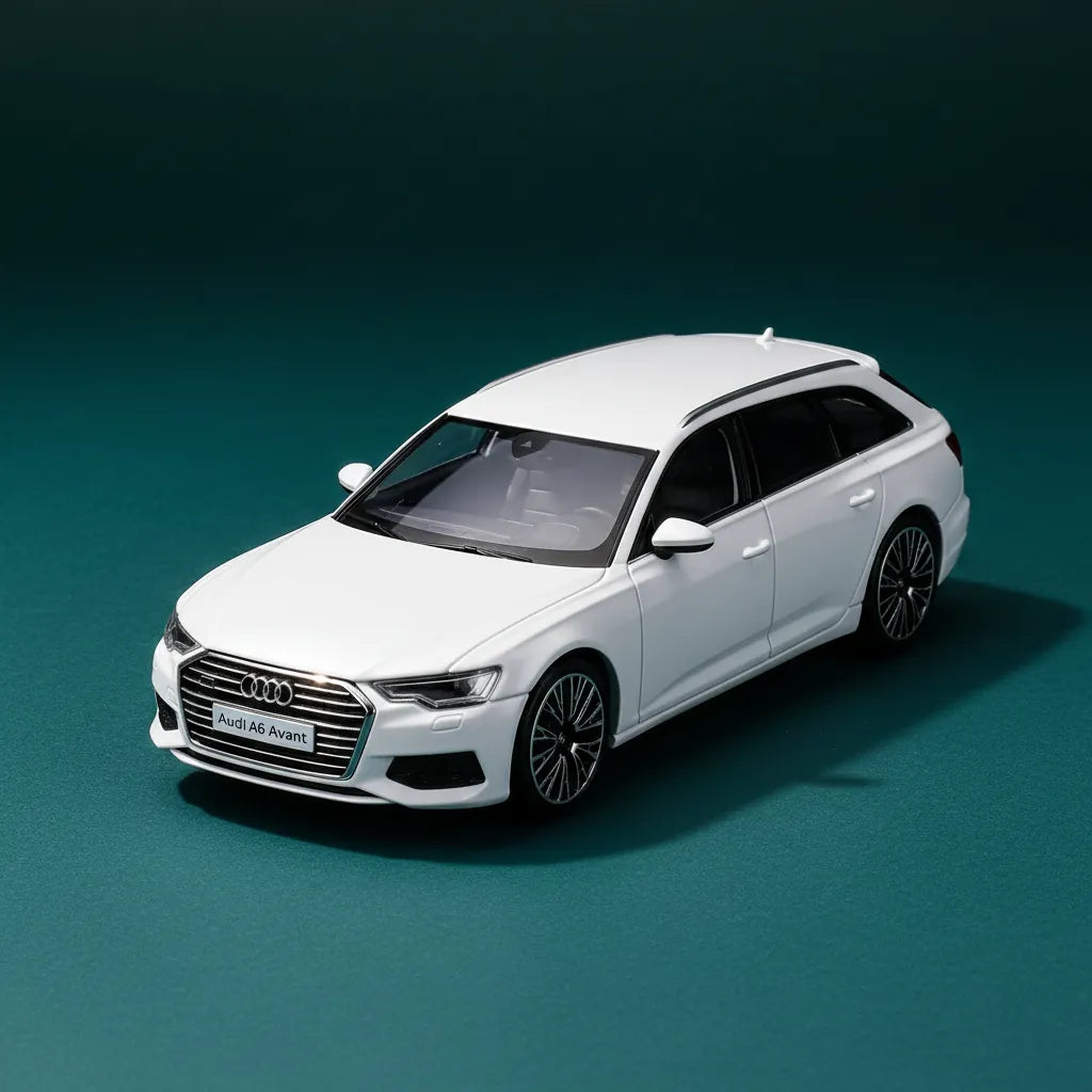 Carro Coleccionable 1/43 Bburago Audi A6 Avant Blanco