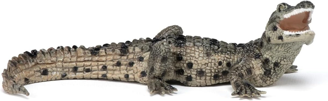 Figura Cría Cocodrilo Pintada A Mano papo
