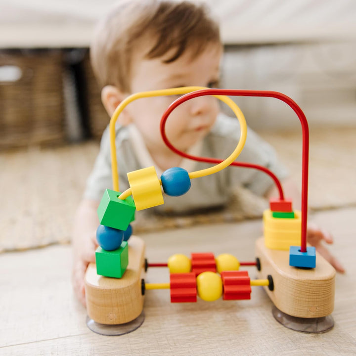 Juguete Laberinto De Cuentas de Madera Para Niños