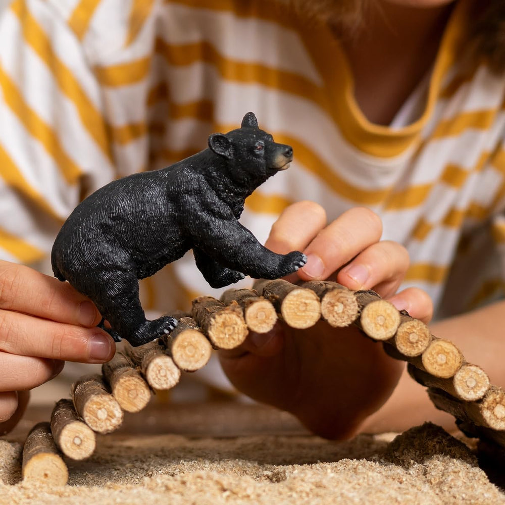 Figura Oso Negro Pintada A Mano Schleich