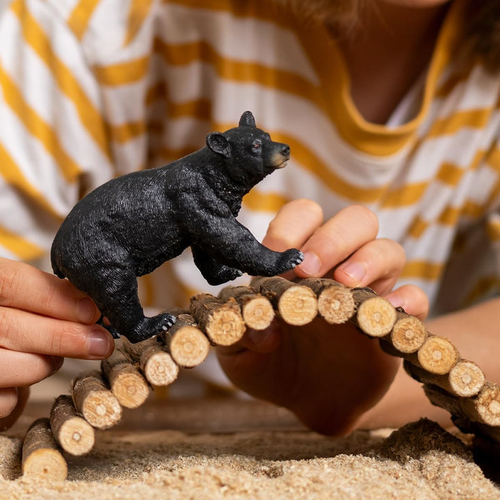 Figura Oso Negro Pintada A Mano Schleich