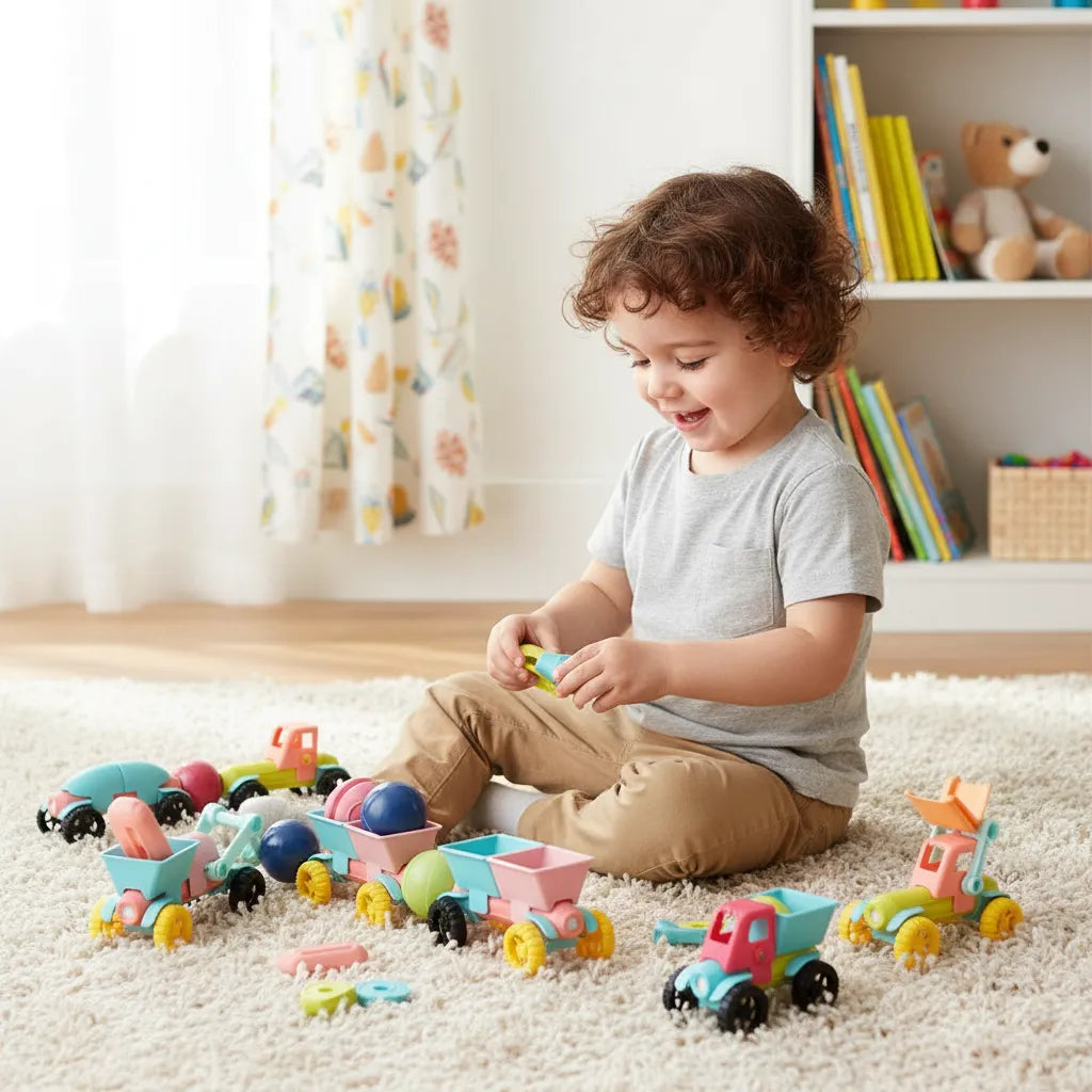 Juego de Construccion Carros Magneticos 52 Piezas