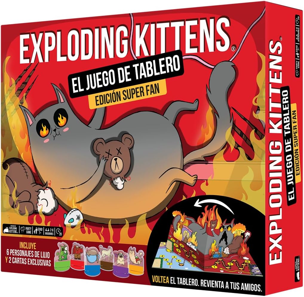 Juego De Mesa Exploding Kittens Edición Super Fan