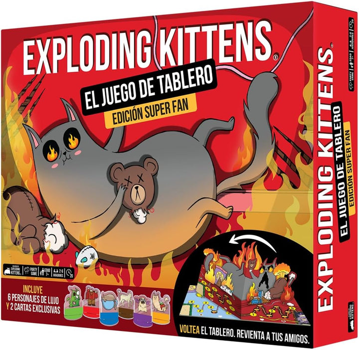 Juego De Mesa Exploding Kittens Edición Super Fan