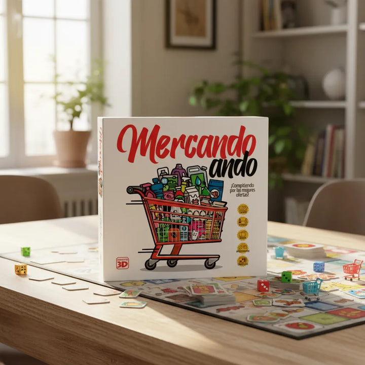 Juego De Mesa Mercando Ando Estrategia Para Niños