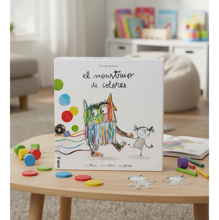 Juego De Mesa El Monstruo De Colores Para Niños Familia