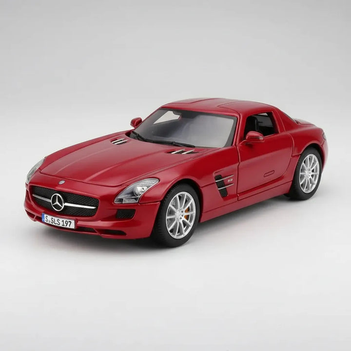 Carro Coleccionable A Escala 1/36 Mercedes Benz Sls Amg Rojo