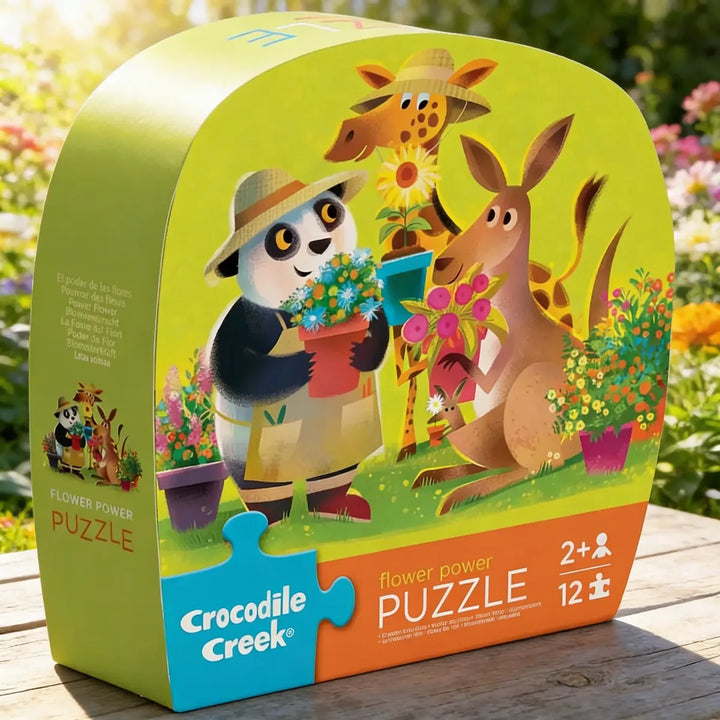 Rompecabezas Diseño Jardín 12 Piezas Para Niños