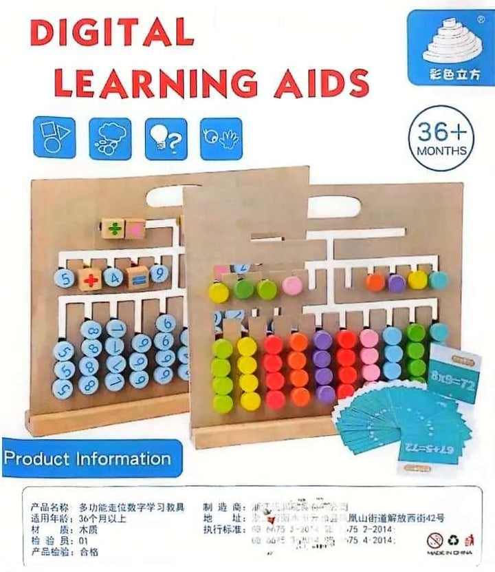 Tablero Didactivo De Operaciones Matematicas Madera