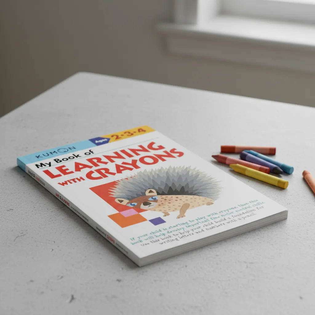Libro Kumon My Book Of Learning With Crayons Para Niños
