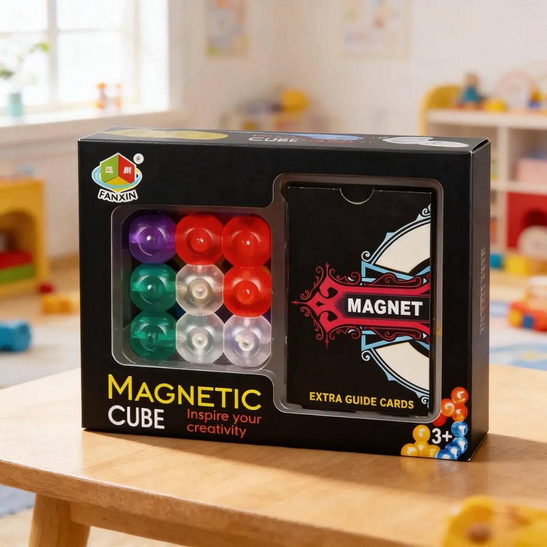 Cubo De Rubik De Actividades Esferas Magnéticas Para Niños