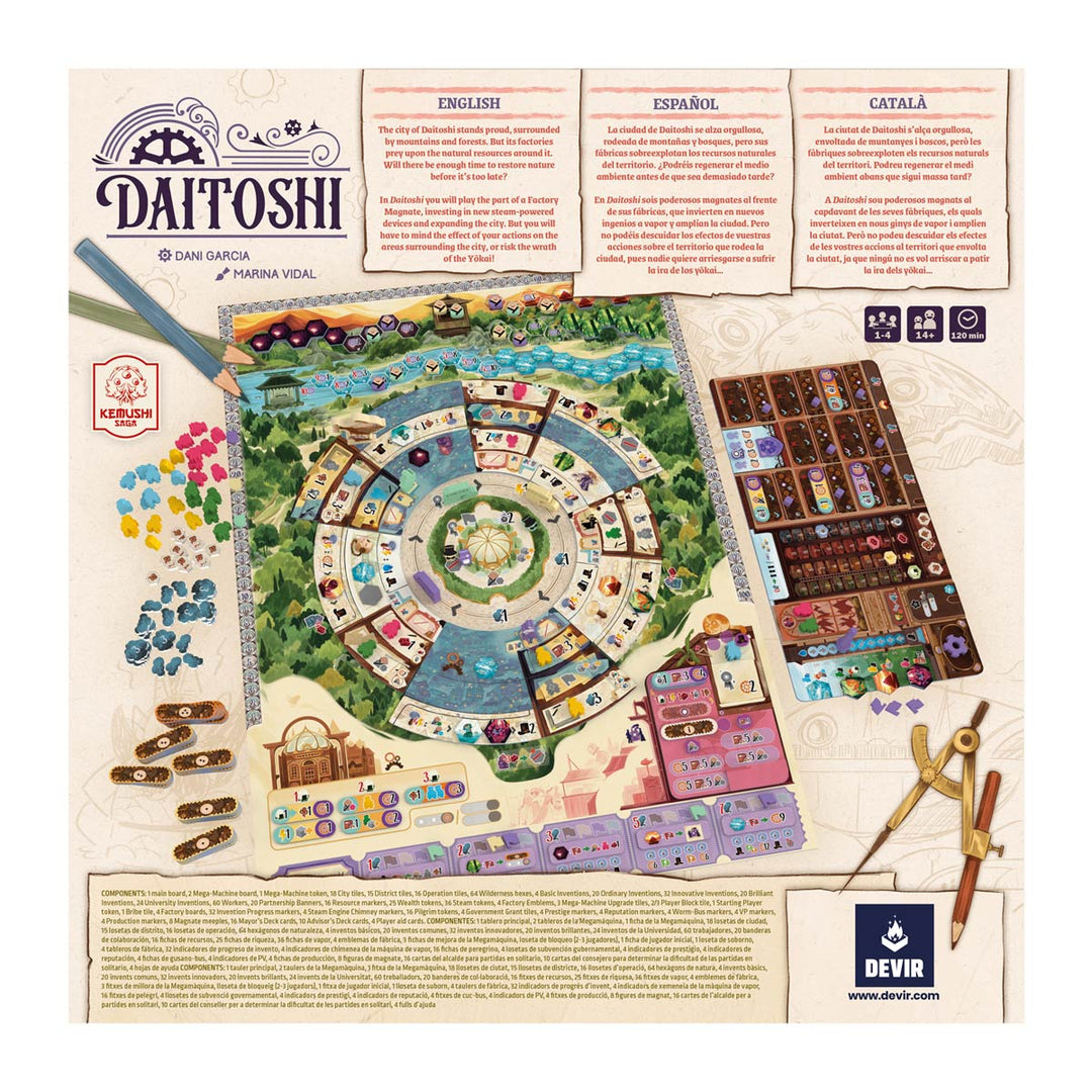 Juego De Mesa Daitoshi Devir Para Adultos