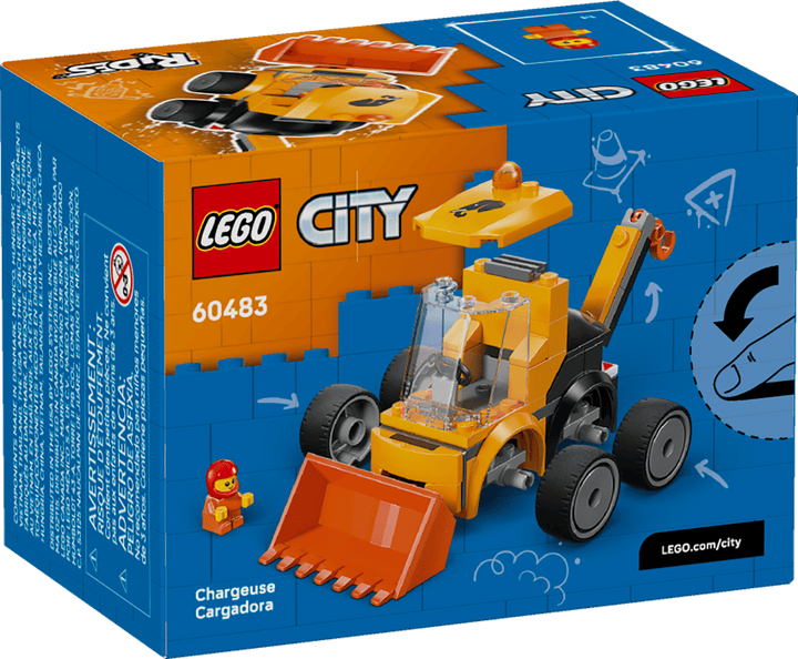 Juego Construcción Cargador Frontal 61 Piezas Niños