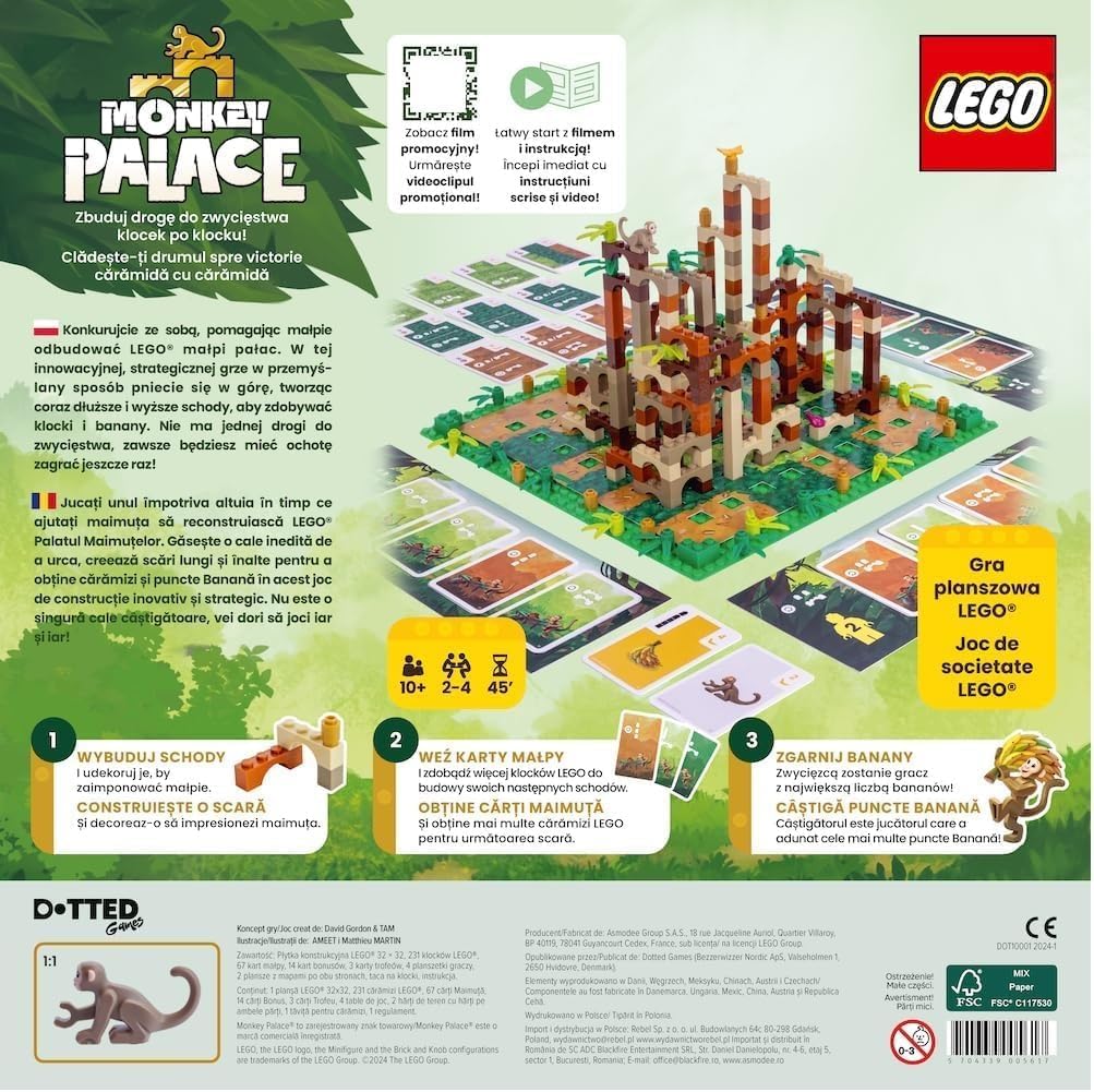 Juego De Mesa Monkey Palace Para Niños