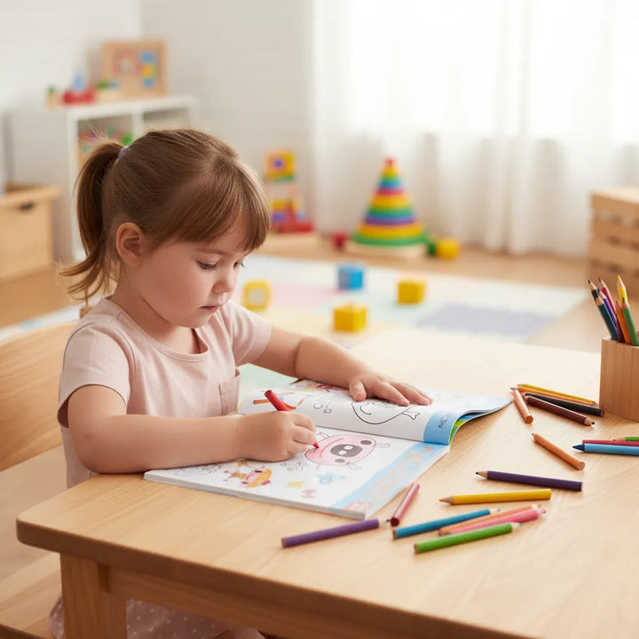 Libro Kumon Play and grow coloring and drawing Para Niños