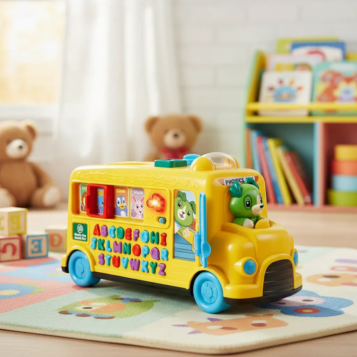 Juego Autobús Educativo Letras Y Animal Niños