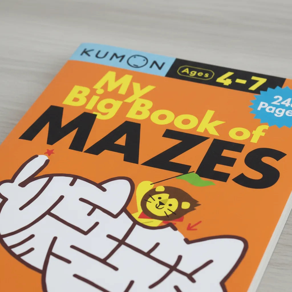 Libro Didácticos Kumon My Big Book Of Mazes Para Niños