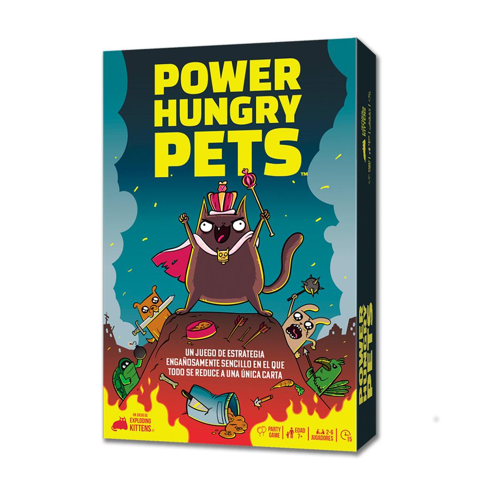 Juego De Mesa  Power Hungry Pets Niños Adultos