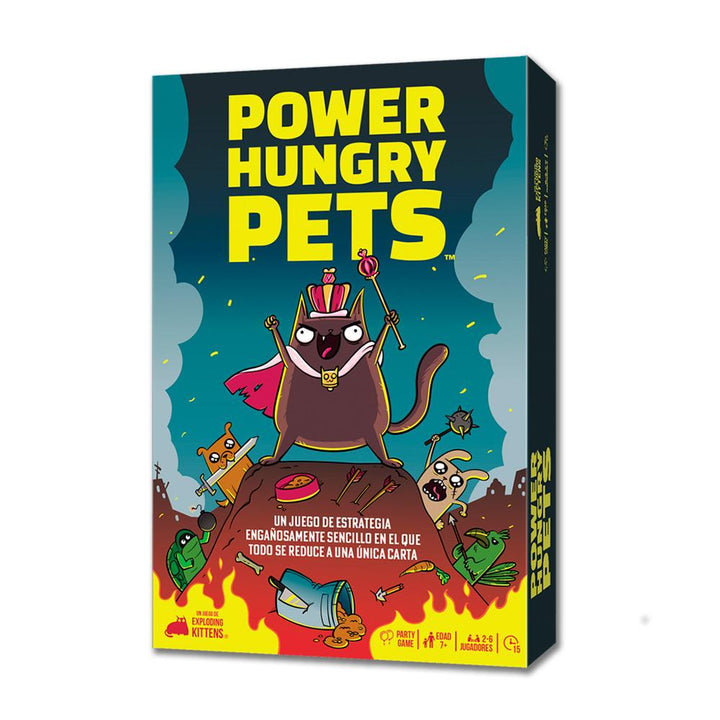 Juego De Mesa  Power Hungry Pets Niños Adultos