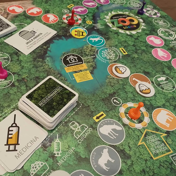Juego De Mesa Estrategia Zoológico Para Familia
