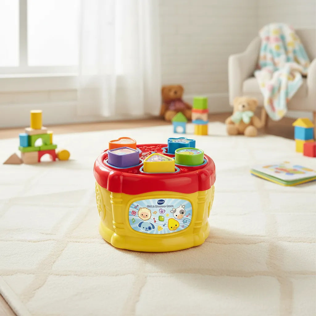 Juguete Tambor Formas Sonidos Para Niños