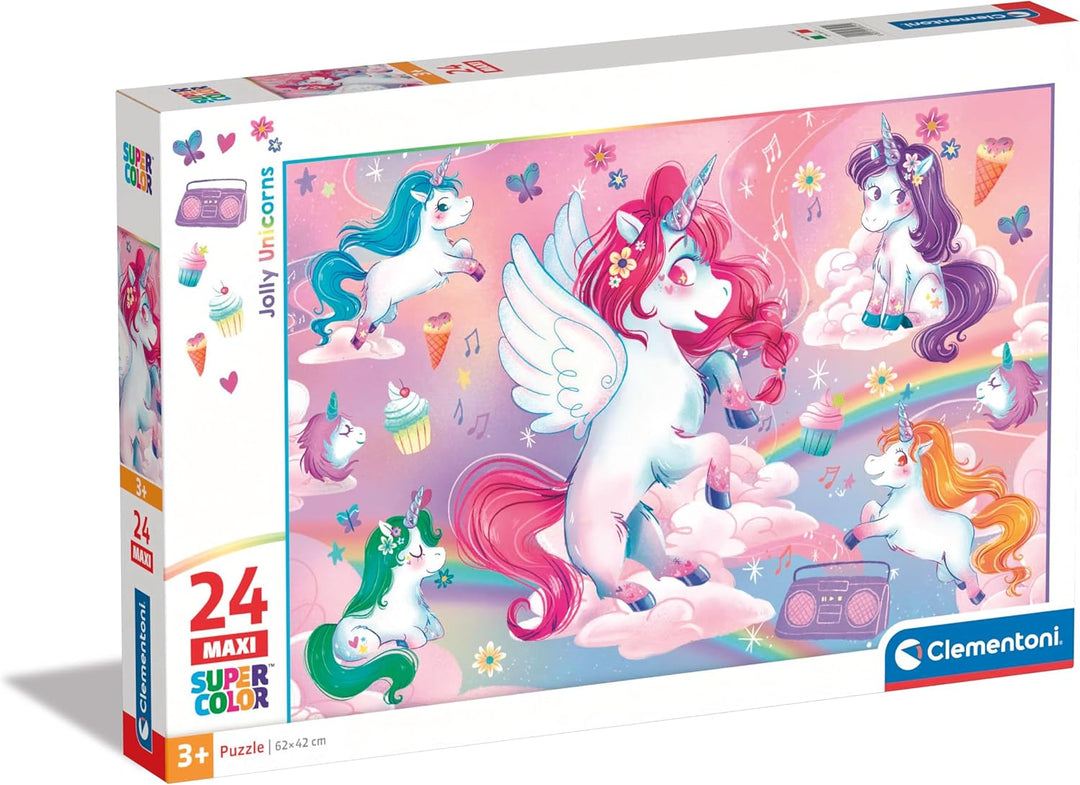 Rompecabezas 20 Piezas Unicornios Para Niños