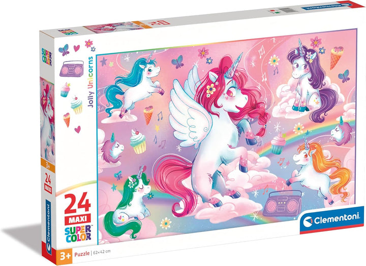 Rompecabezas 20 Piezas Unicornios Para Niños