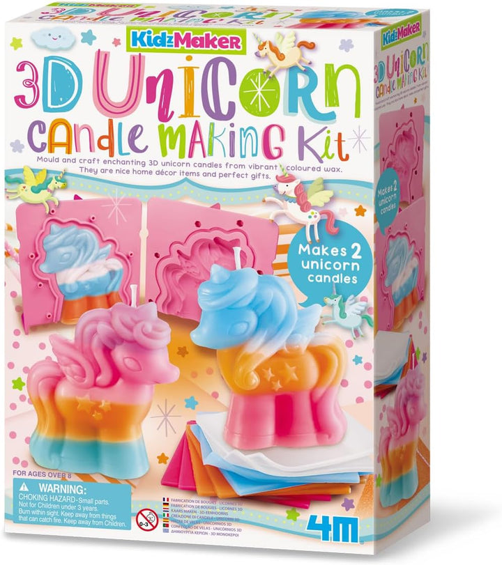 Juego Kit Para Crear Velas De Unicornio 3d
