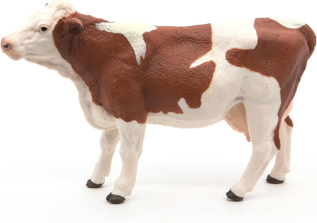 Figura Coleccionable Vaca Montbeliarde Para Niños Papo
