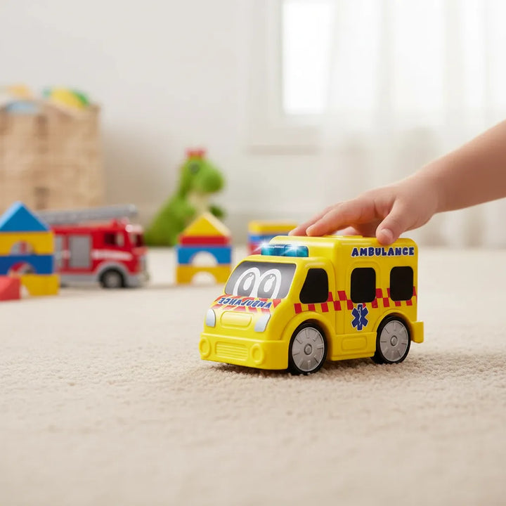 Ambulancia con luces y sonidos para niños